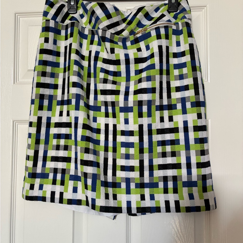 Carlisle Multicolor Geometric Pencil Skirt